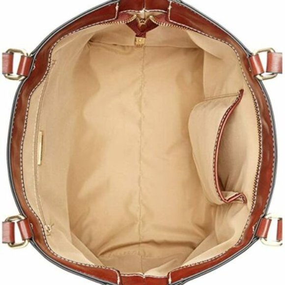 Giani Bernini Tri Color Glazed Tote - Picture 5 of 6